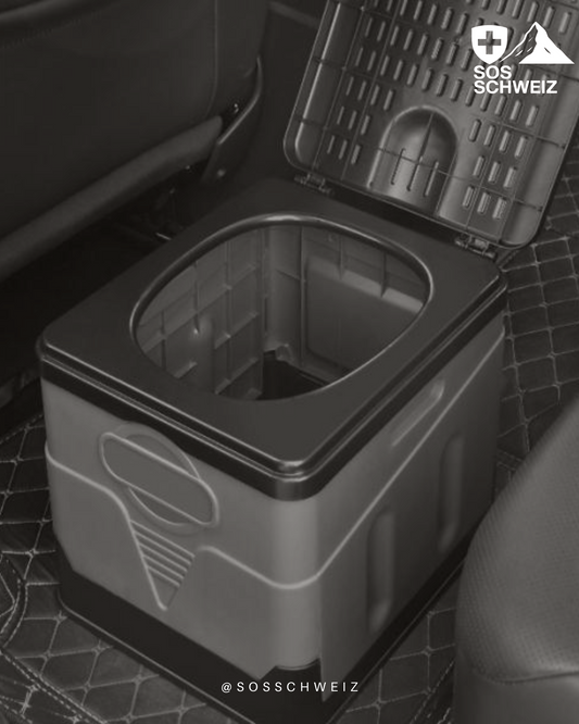 Folding Toilet Bucket (Emergency-Ready Portable Toilet for Survival)