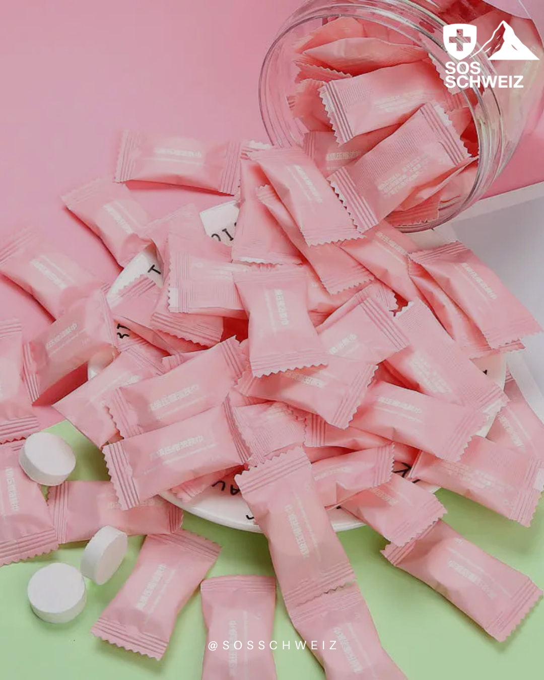 Portable Compressed Cotton Wipes