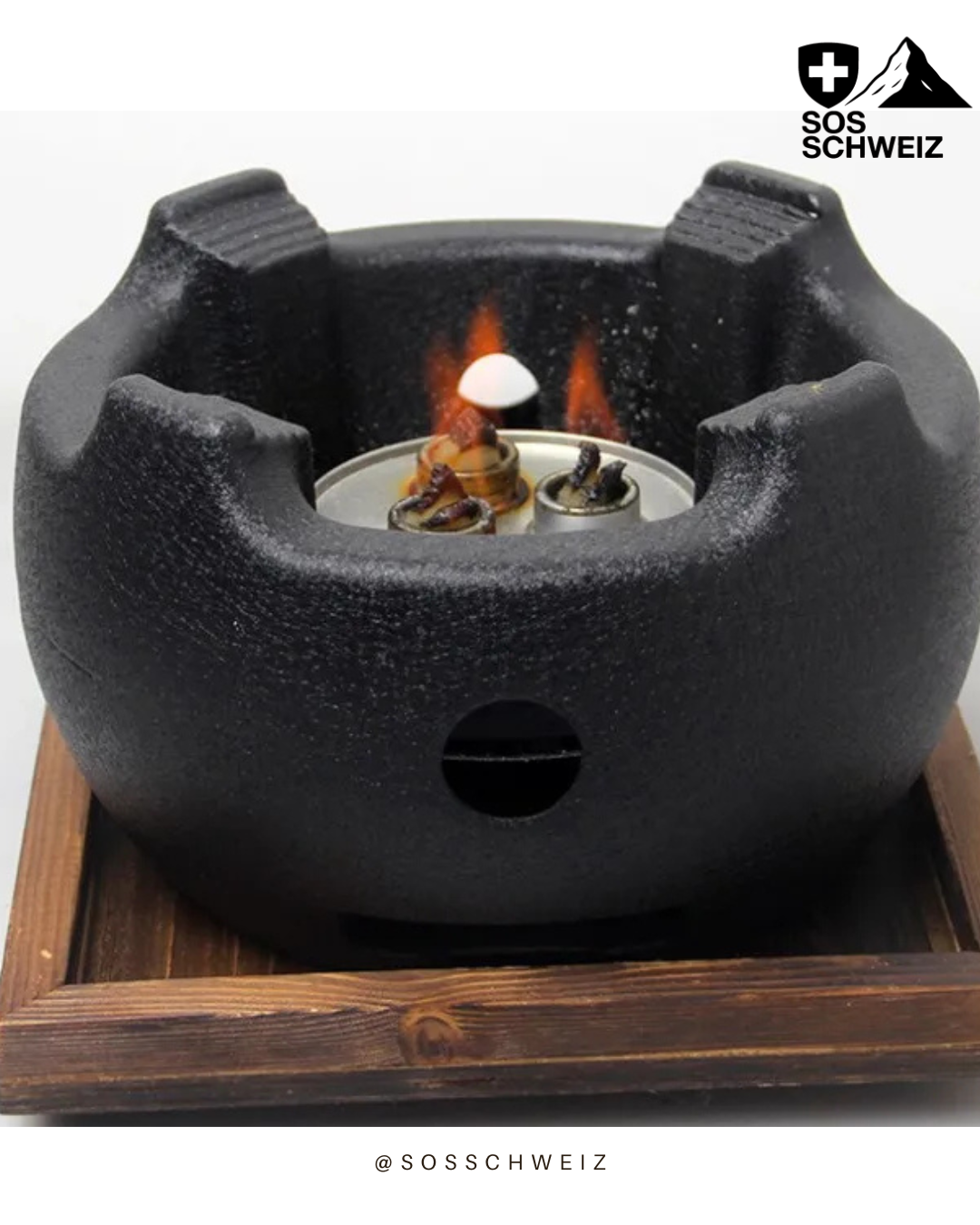 Cuisson au charbon puissante et compacte