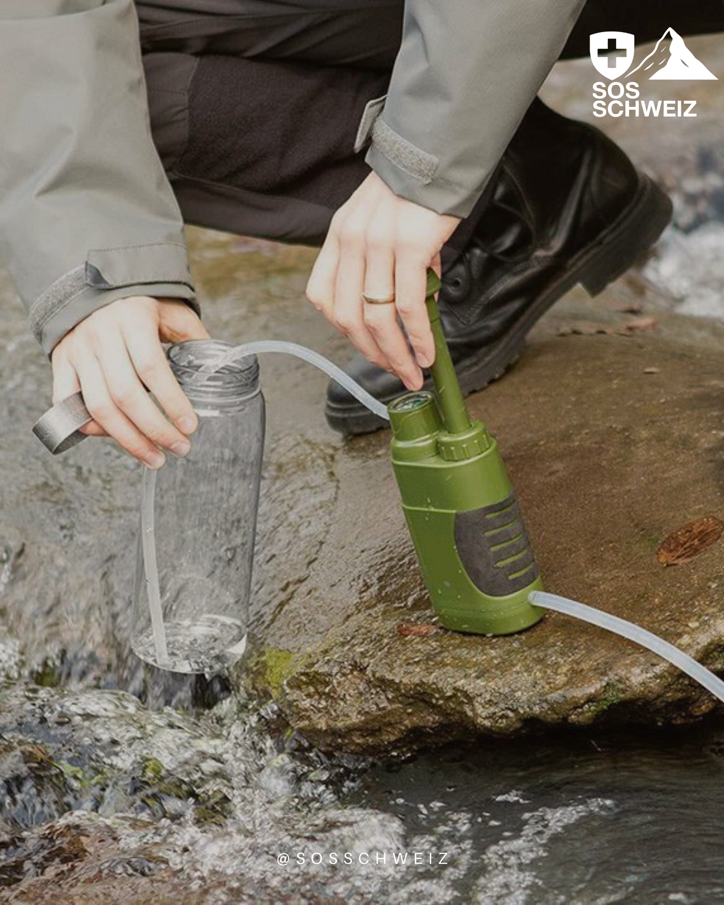 Attrezzatura di Sopravvivenza per Emergenze - Sistema di Filtrazione a Pompa per Acqua