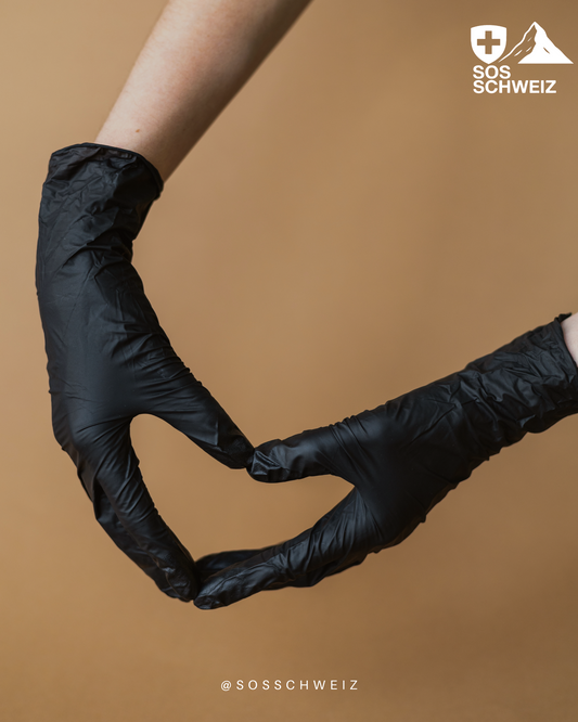 Black Nitrile Gloves