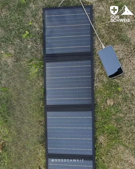 Solar Emergency USB-C Panel