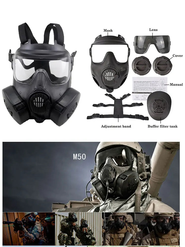 Full Face Gas Mask for Protection