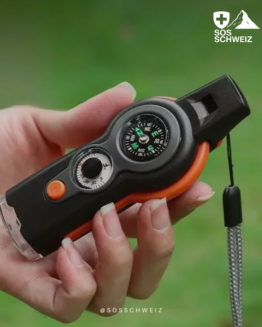 Boussole de survie multi-outils d'urgence