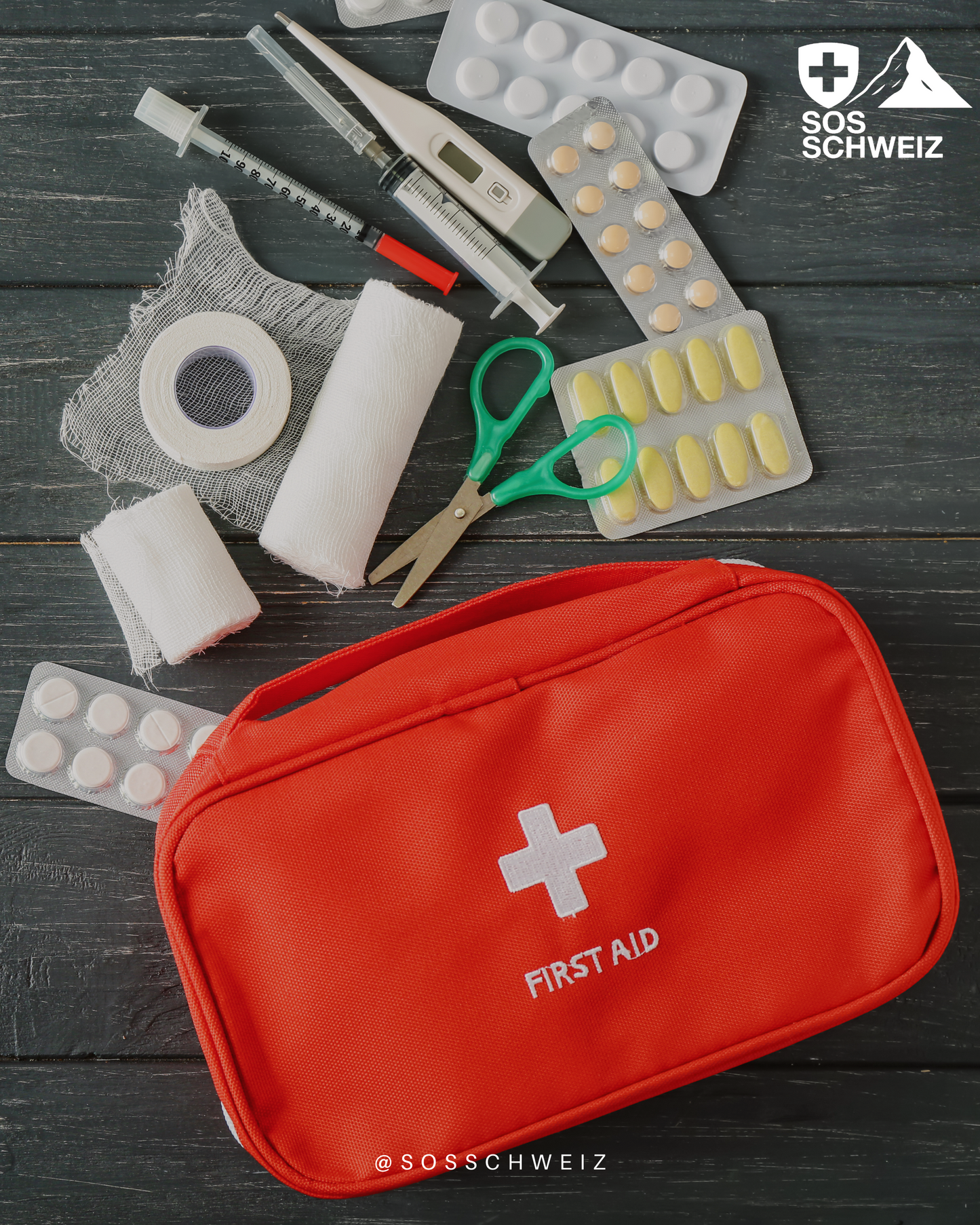 Trousse de premiers secours complète (trousse de survie)