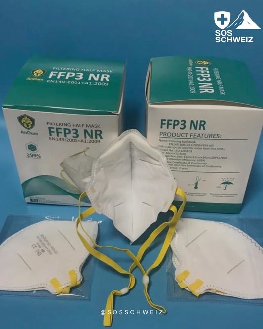 Maschera FFP3 Montata sulla Testa Regolabile