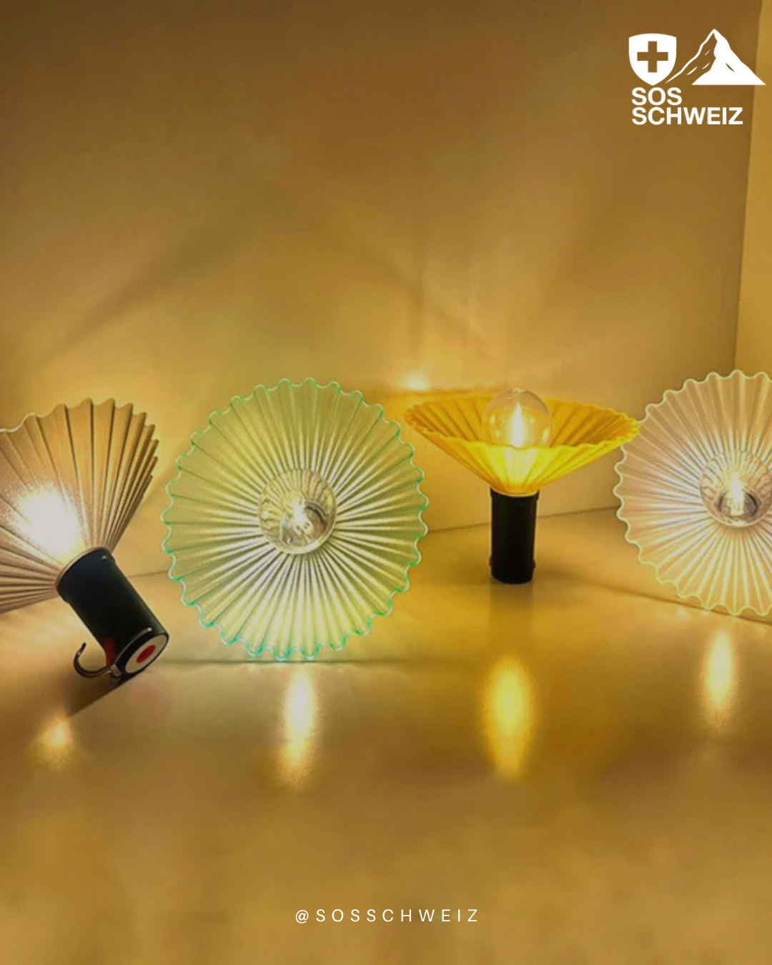 Lanterne LED portable d'urgence