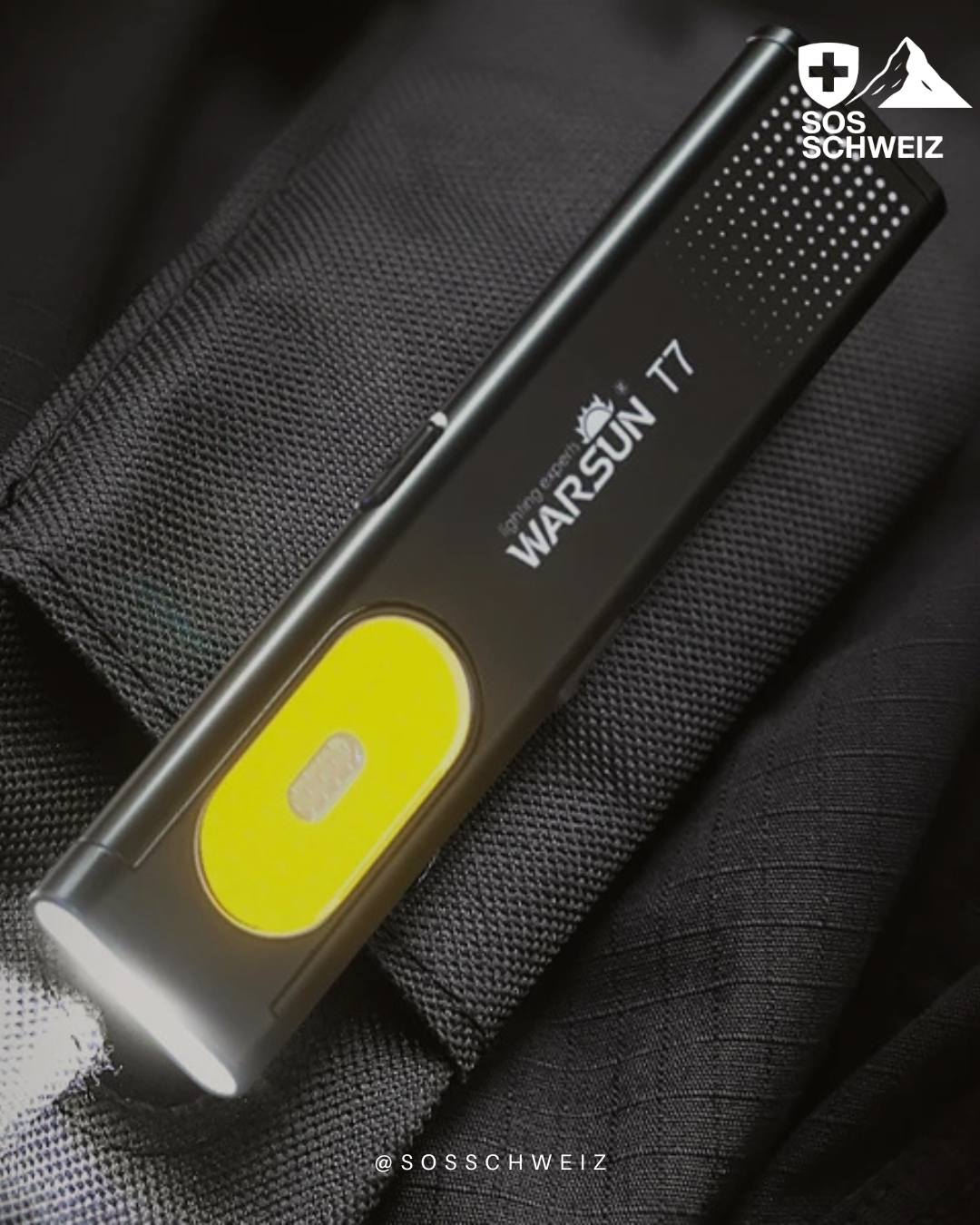 Mini LED Keychain Flashlight with Magnetic Base