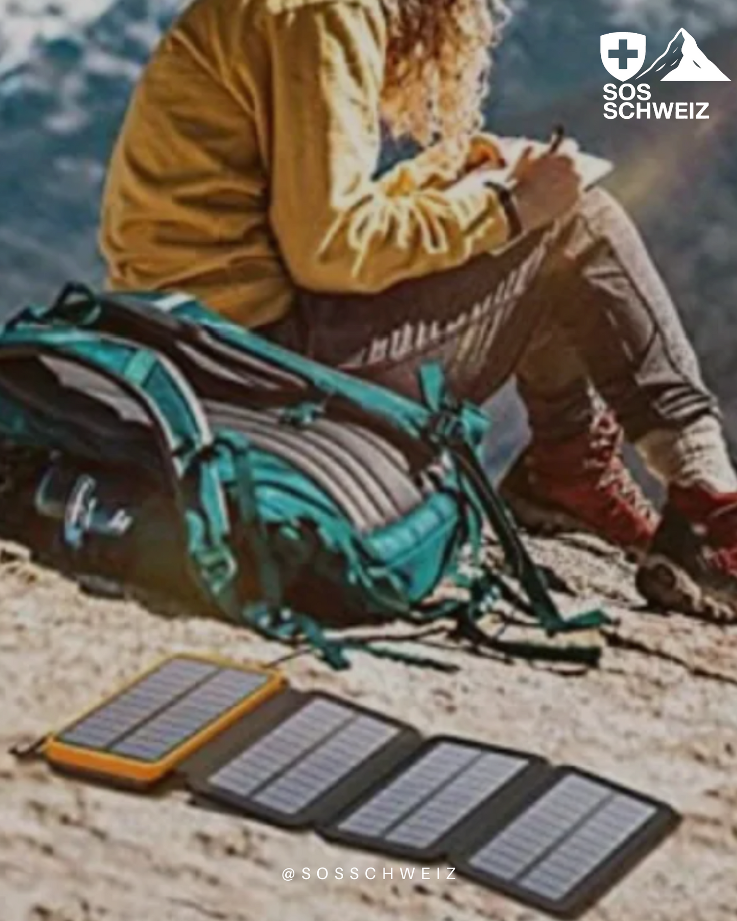 Panneau solaire d'urgence USB-C 