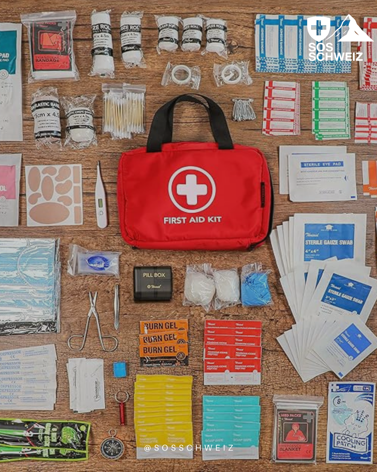 Trousse de premiers secours complète (trousse de survie)