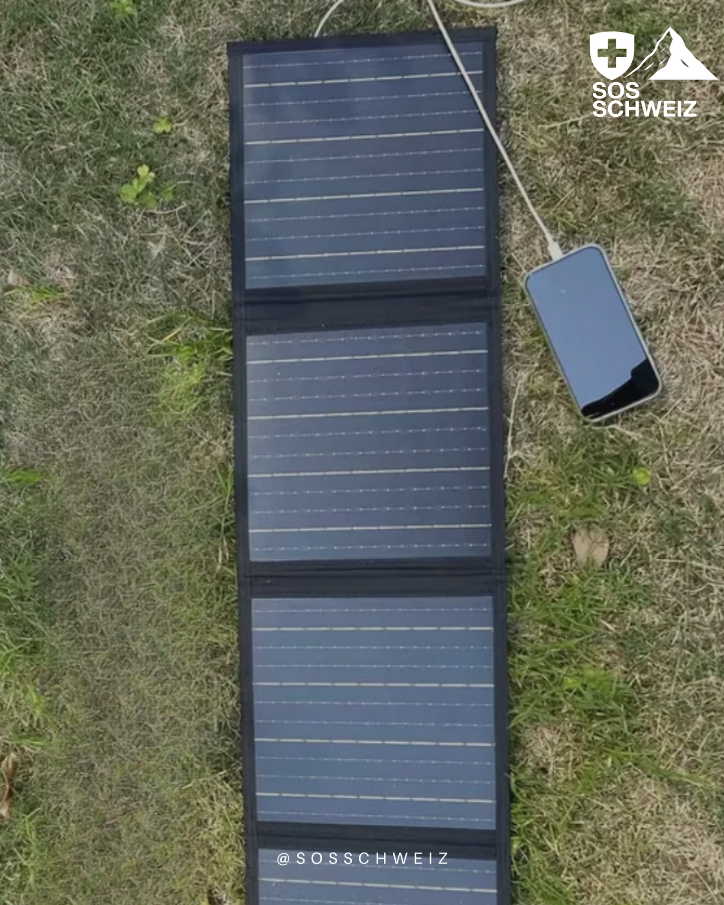 Panneau solaire d'urgence USB-C 
